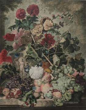 Naturaleza muerta clásica Painting - Un trozo de fruta Jan van Huysum Clásico Naturaleza muerta